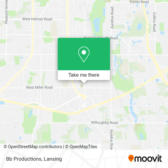 Bb Productions map