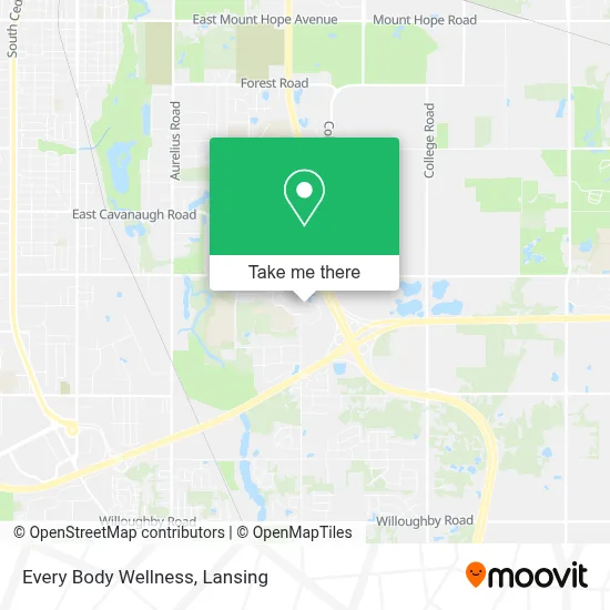 Every Body Wellness map