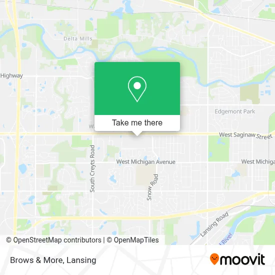 Brows & More map