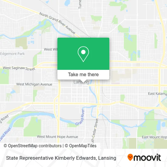State Representative Kimberly Edwards map