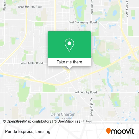 Panda Express map
