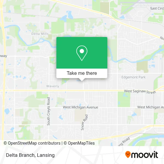 Delta Branch map