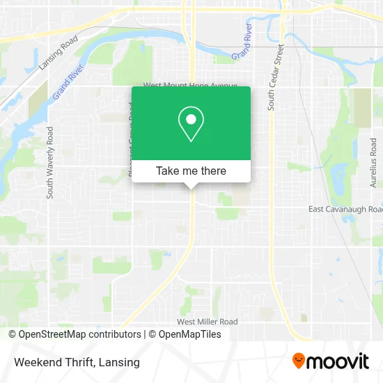 Weekend Thrift map