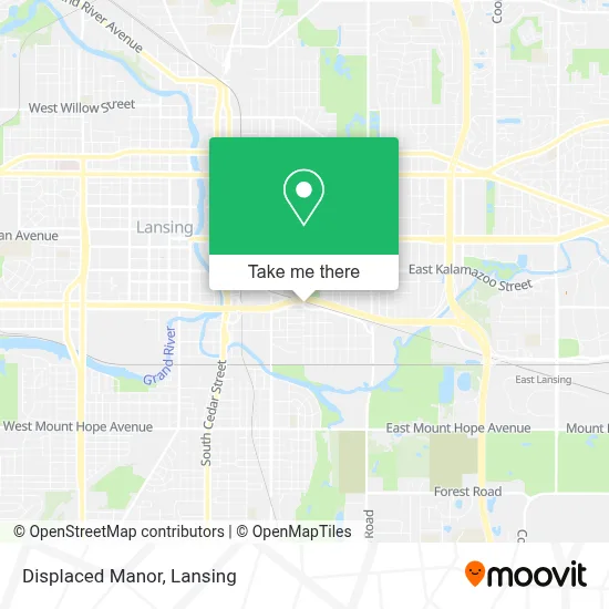 Displaced Manor map