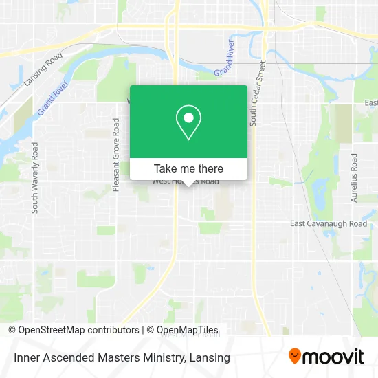 Inner Ascended Masters Ministry map