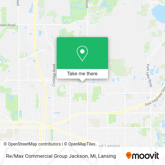 Re / Max Commercial Group Jackson, Mi map