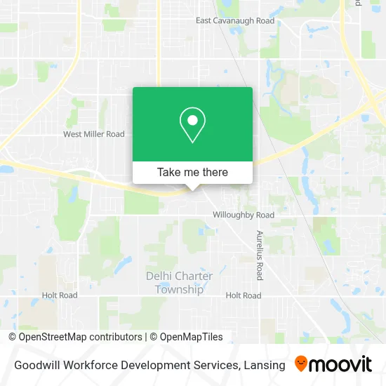 Goodwill Workforce Development Services map