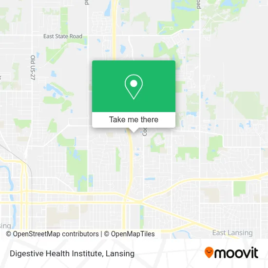 Digestive Health Institute map