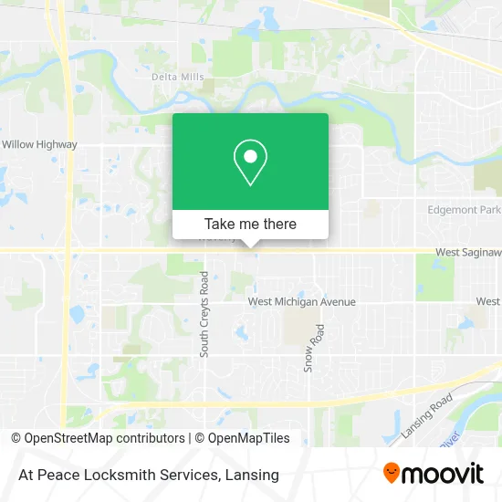 At Peace Locksmith Services map