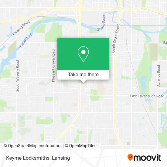 Keyme Locksmiths map