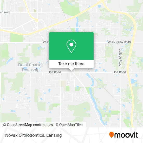 Novak Orthodontics map