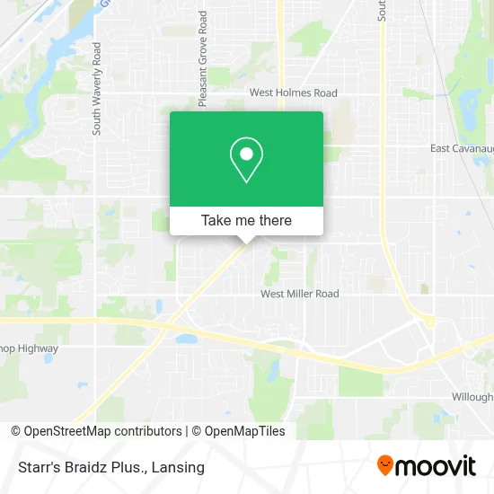 Starr's Braidz Plus. map