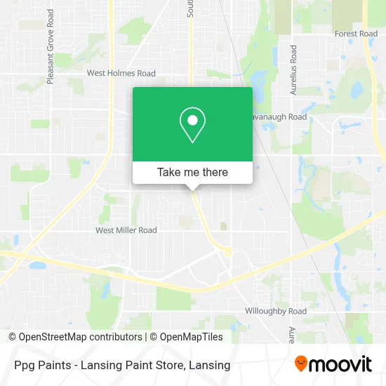 Ppg Paints - Lansing Paint Store map