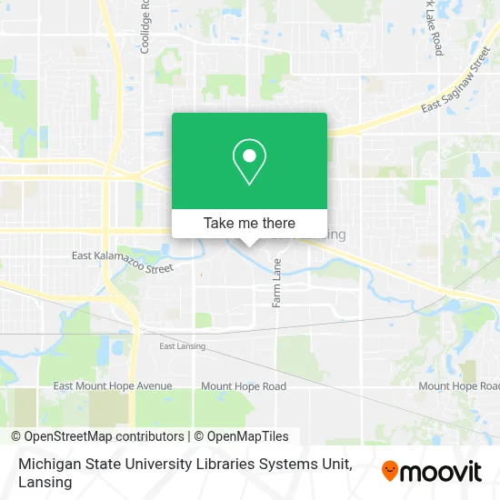 Michigan State University Libraries Systems Unit map