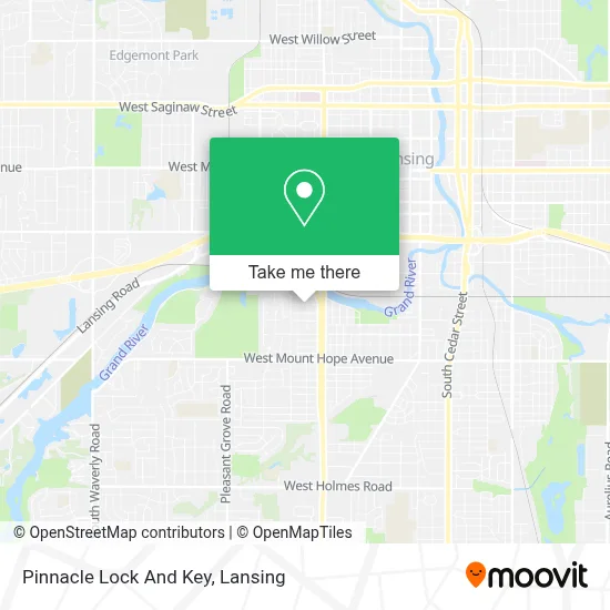 Pinnacle Lock And Key map