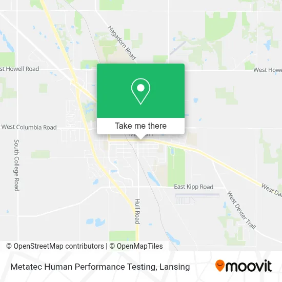 Metatec Human Performance Testing map