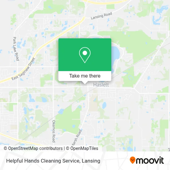 Helpful Hands Cleaning Service map