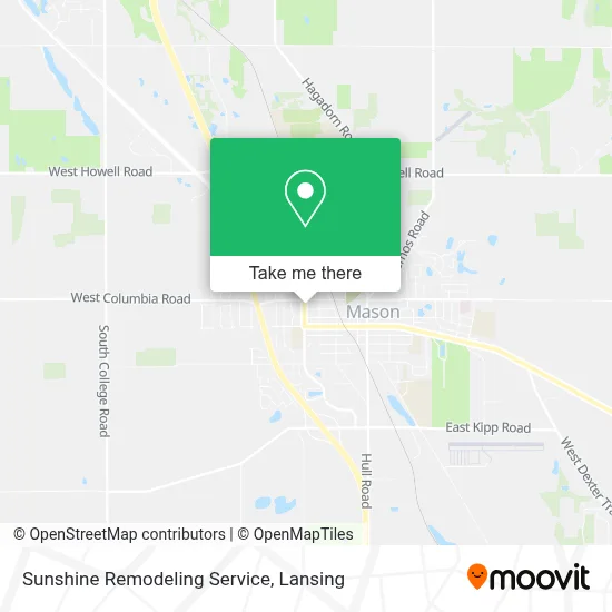 Sunshine Remodeling Service map