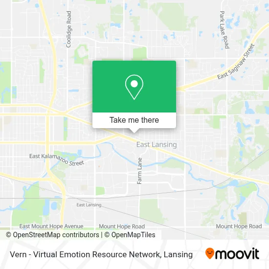 Vern - Virtual Emotion Resource Network map