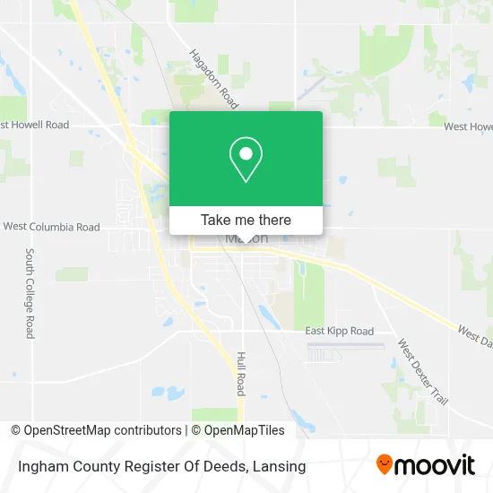 Ingham County Register Of Deeds map
