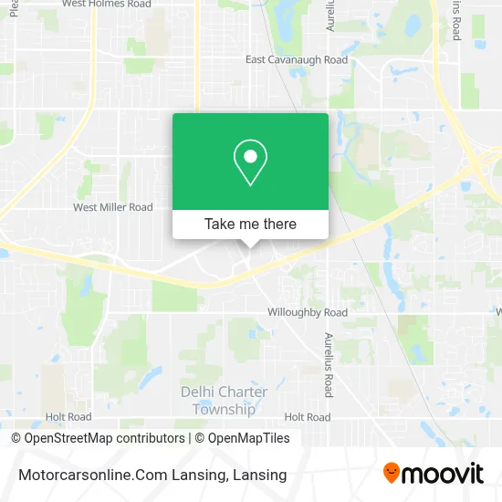 Motorcarsonline.Com Lansing map