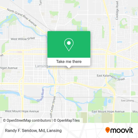 Randy F. Sendow, Md map