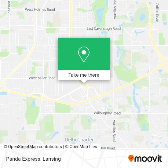 Panda Express map