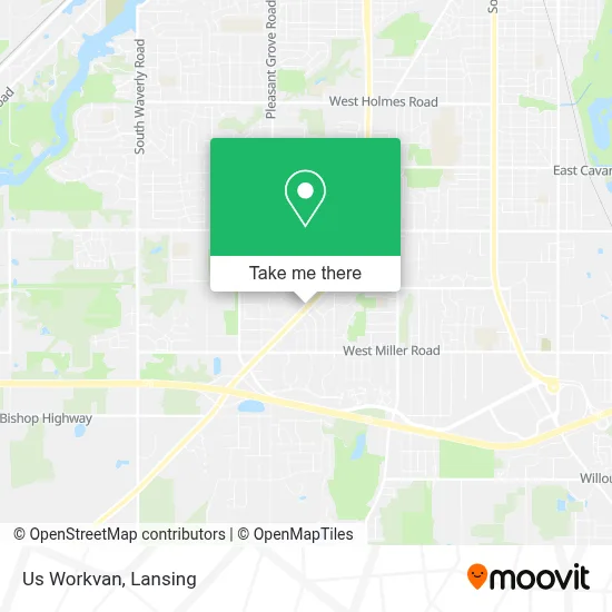 Us Workvan map