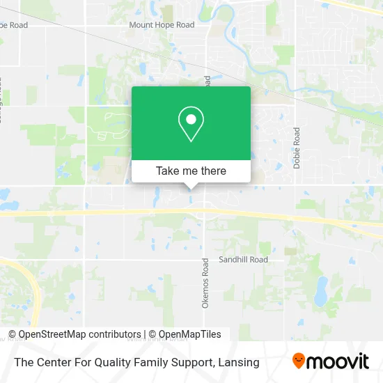 The Center For Quality Family Support map