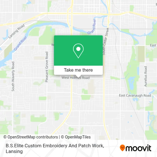 B.S.Elite Custom Embroidery And Patch Work map