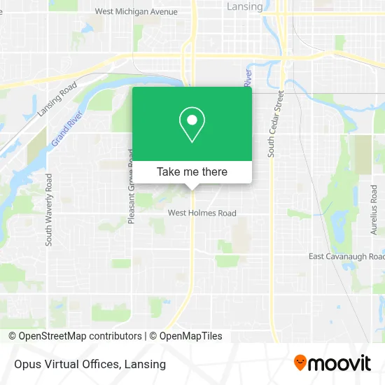 Opus Virtual Offices map