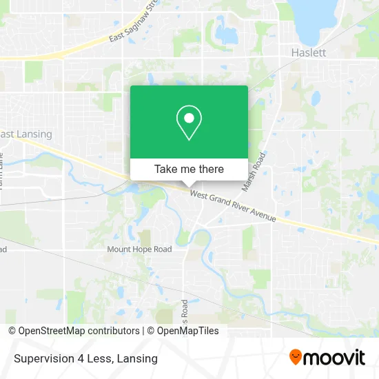 Supervision 4 Less map