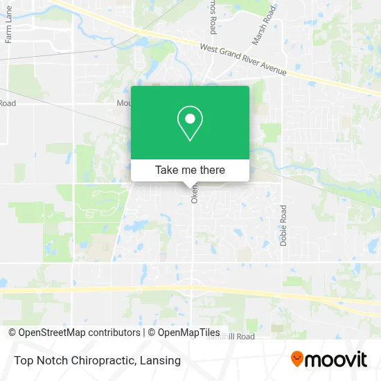 Top Notch Chiropractic map