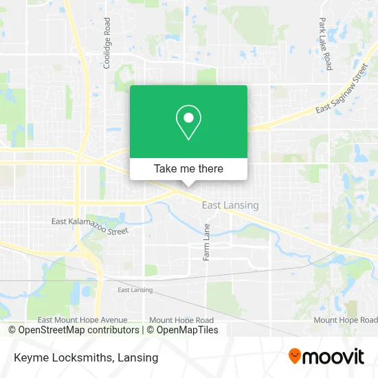 Keyme Locksmiths map