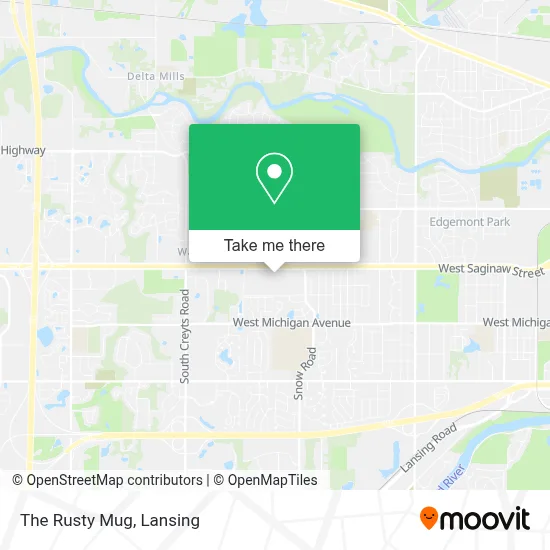 The Rusty Mug map