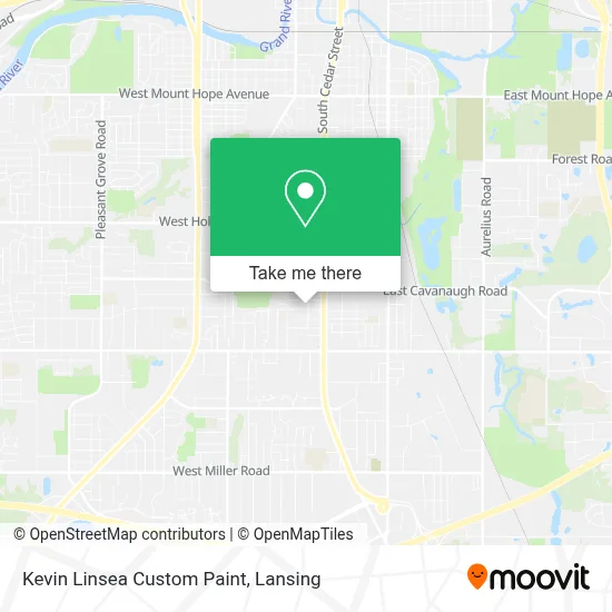 Kevin Linsea Custom Paint map