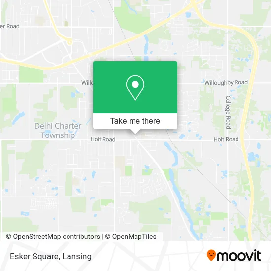 Esker Square map