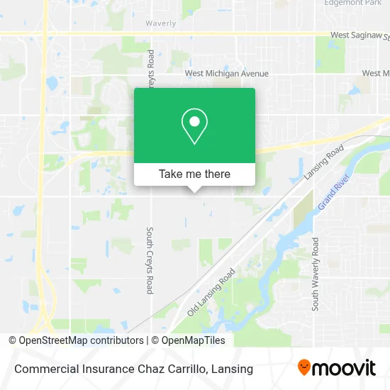 Commercial Insurance Chaz Carrillo map