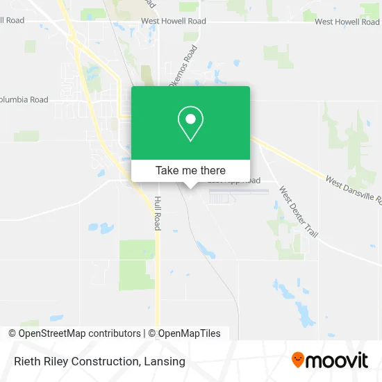 Rieth Riley Construction map