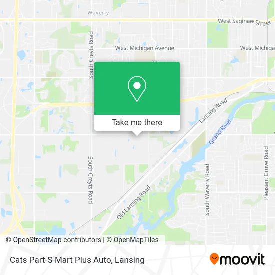 Cats Part-S-Mart Plus Auto map