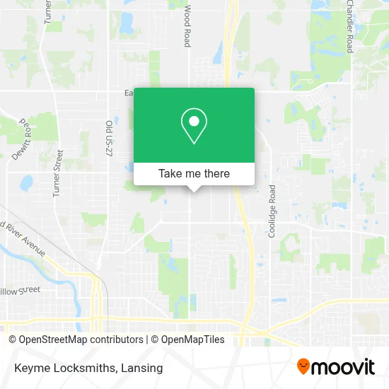 Keyme Locksmiths map