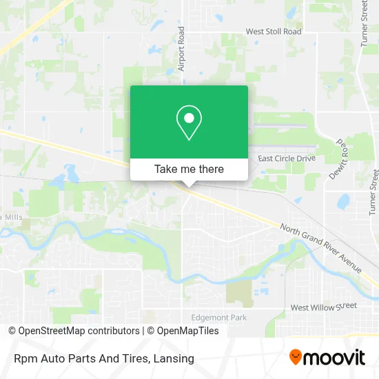 Rpm Auto Parts And Tires map