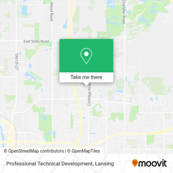 Professional Technical Development map