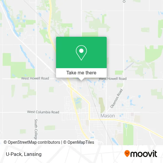 U-Pack map