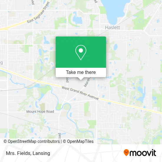 Mrs. Fields map