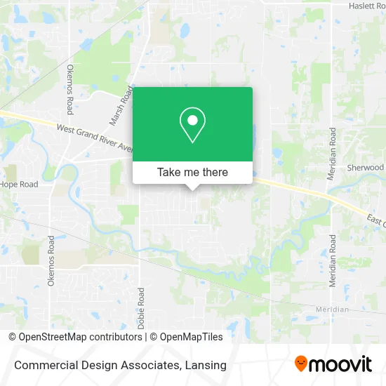 Commercial Design Associates map