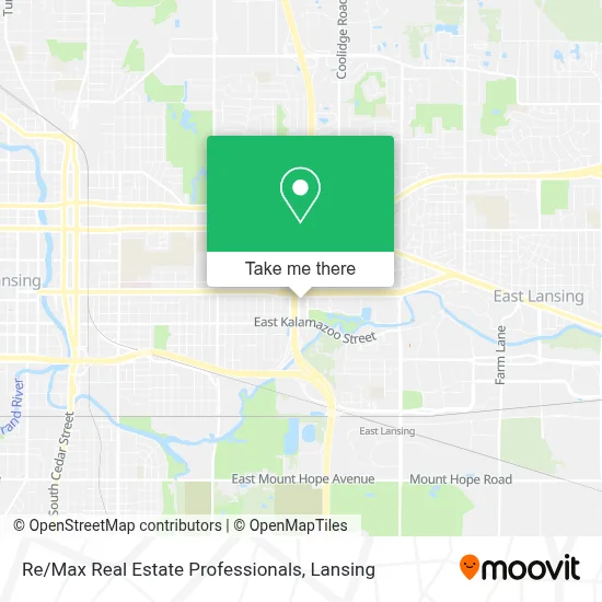 Re / Max Real Estate Professionals map