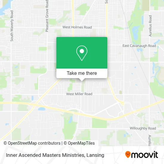 Inner Ascended Masters Ministries map