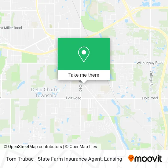 Tom Trubac - State Farm Insurance Agent map