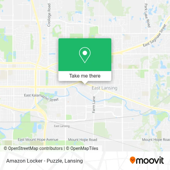 Amazon Locker - Puzzle map